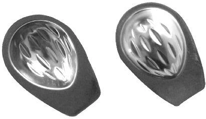 Moules à pâtisserie noix grande, 20 pcs, tôle étamée