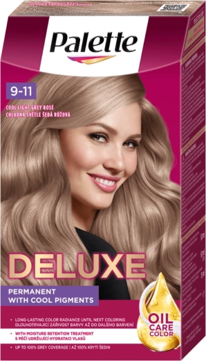 Palette Deluxe 9-11 blond froid gris rosé – colorant capillaire permanent 50 ml