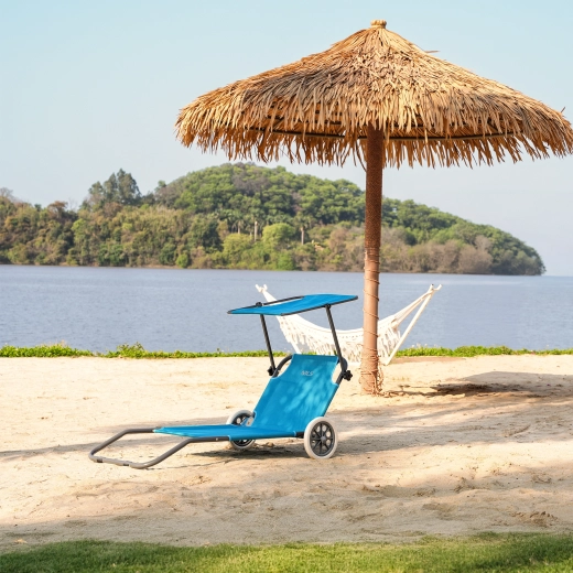 Déplacement facile grâce aux grandes roulettes