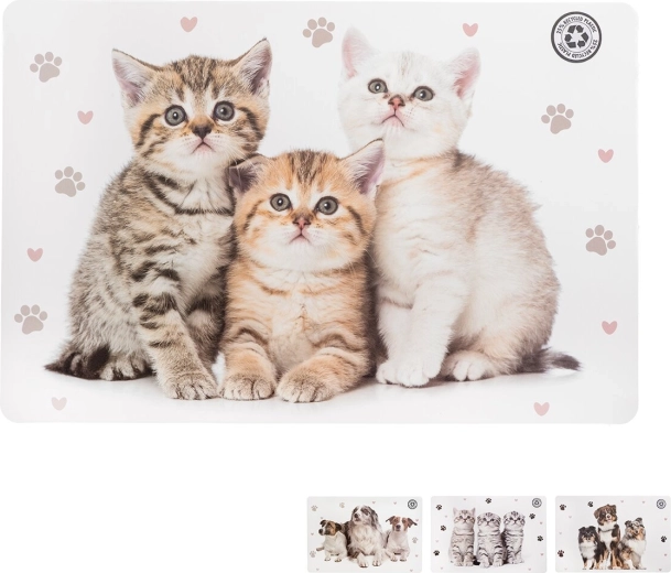 Set de table en plastique (PP) « Petits animaux » mix 43,5 × 28,5 cm