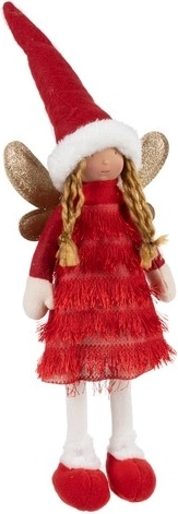 Tenue hivernale de Noël en rouge
