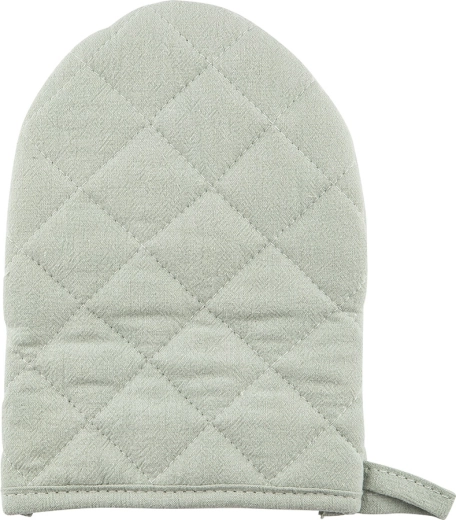 Manique de cuisine en coton 14 × 20 cm, vert sauge