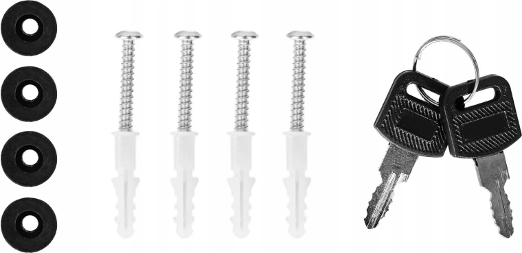 Montage facile, accessoires inclus