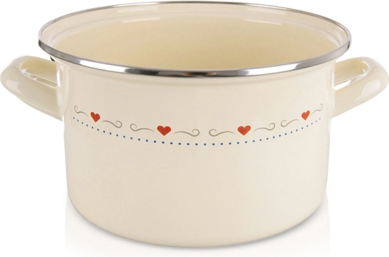 Marmite émaillée crème TONCA 22 cm, 4 l