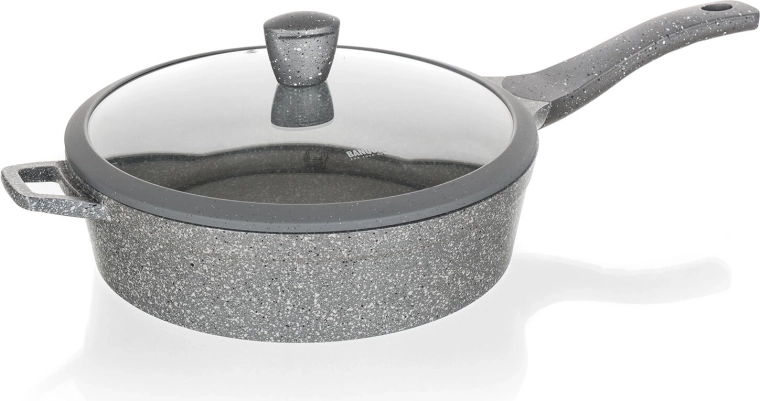 Couvercle en verre avec bouton de sécurité