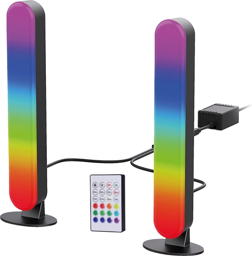 Éclairage LED RGB Solight pour joueurs avec télécommande et capteur sonore