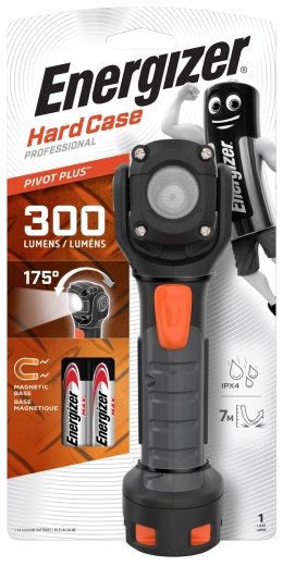 Lampe de travail LED Energizer HardCase Pivot 2× AA - 1 pièce