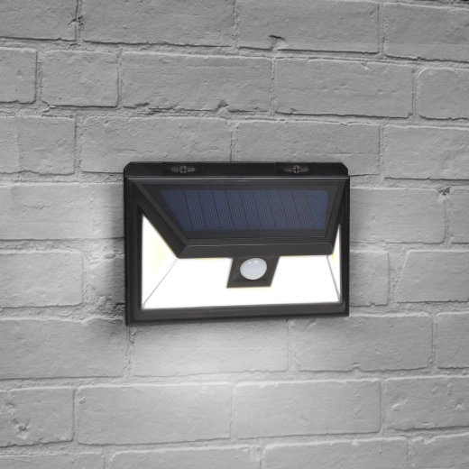 Projecteur LED solaire avec détecteur de mouvement et 3 LED COB