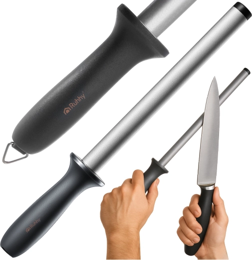 Fusil à aiguiser diamanté Ruhhy pour couteaux - 1 pièce