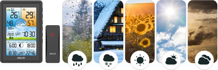 Prévision sur 12–24 heures et tendance barométrique