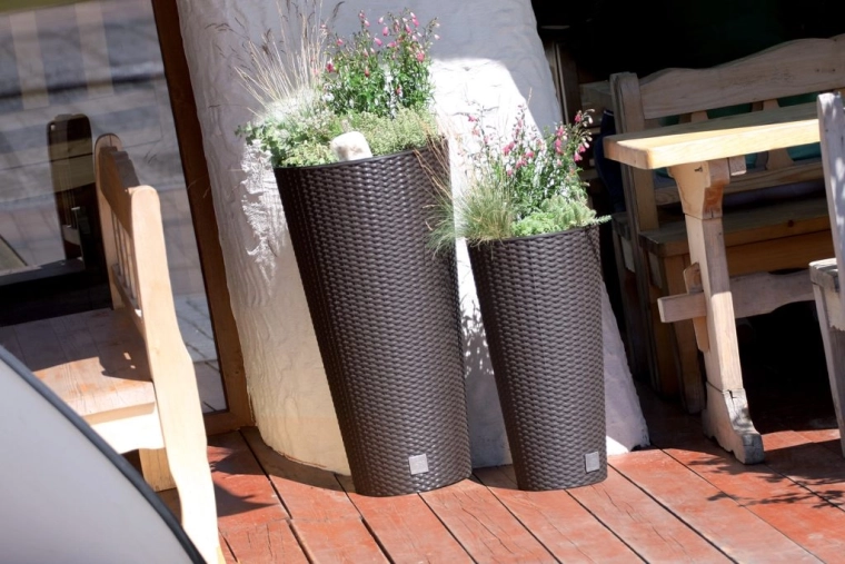 Aspect rotin pour un intérieur et un extérieur modernes