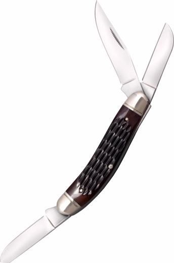Couteau de poche Cold Steel Gentleman’s Stockman Jigged Bone à 3 lames
