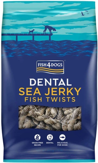 Fish4Dogs friandises dentaires pour chiens à base de poisson de mer – rouleaux 500 g