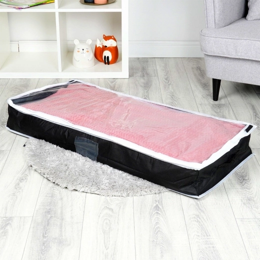 Manipulation facile et rangement sous le lit