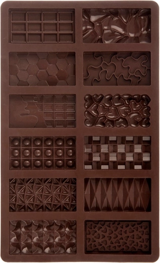 Moule en silicone pour chocolat 27,5 × 17 cm