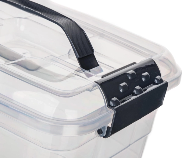 Couvercle sécurisé avec clips robustes