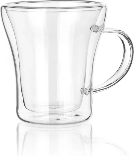 Tasse en verre à double paroi 200 ml DOBLO
