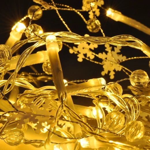 Guirlande LED décorative Solight avec pendentifs, 20 LED, 2 m, à piles