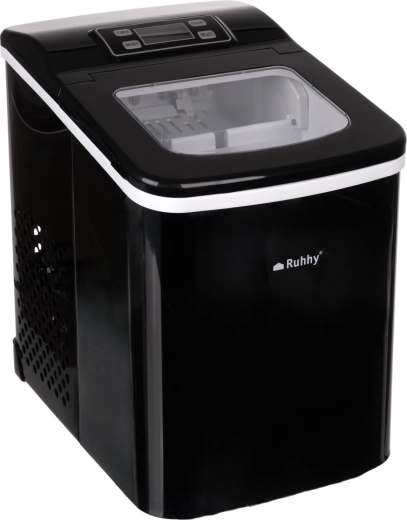 Ruhhy machine à glaçons domestique 12 kg/24 h avec LCD et minuterie
