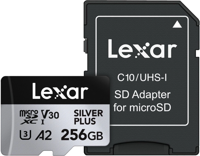 Carte mémoire Lexar Silver Plus microSDXC 256 Go
