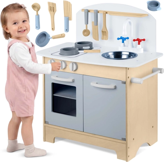 Cuisine en bois pour enfants Ricokids
