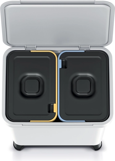 Deux compartiments pour un tri clair