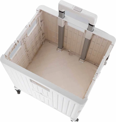 Volume de 45 litres et charge maximale de 25 kg