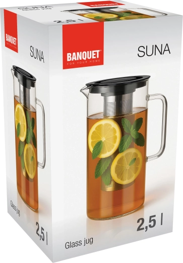 Grande capacité 2,5 l pour la famille et les invités