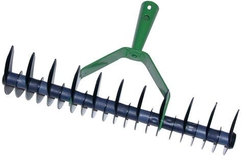 Aérateur de gazon double face 36 × 13 cm sans manche