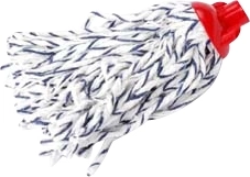 Embout de serpillière bicolore en coton 160 g