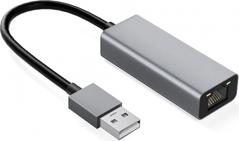 Adaptateur USB‑C vers RJ45 en aluminium 10/100/1000 Mb/s