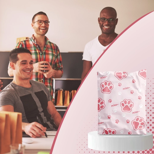 Motif pattes de chat stylé