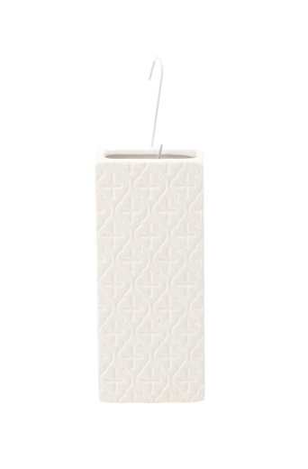 Design blanc élégant avec motif en relief