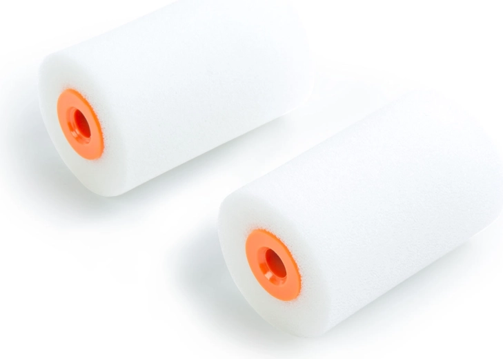 Rouleaux de peinture en mousse haute densité de 50 mm, 2 pièces
