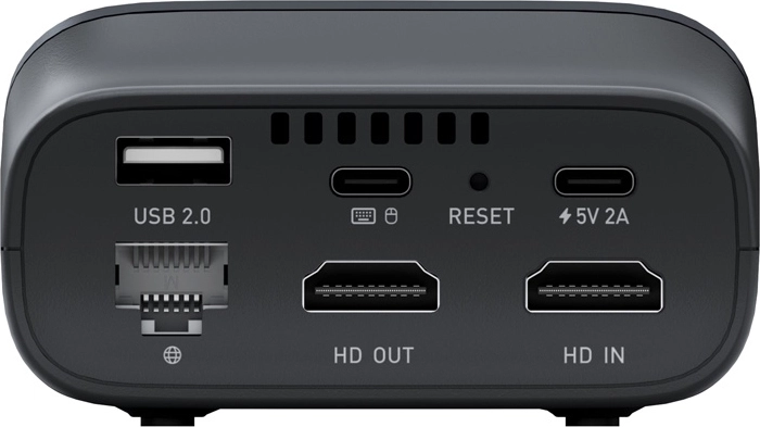 Connectivité complète : HDMI, USB, Ethernet et alimentation via USB‑C