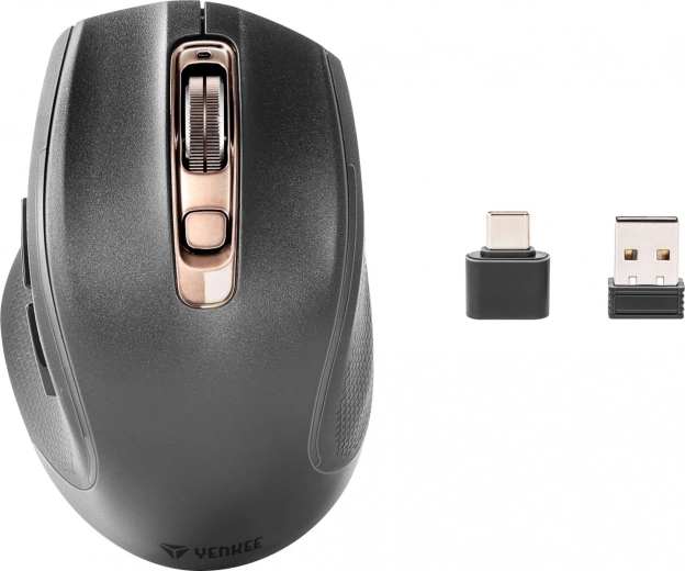 Connexion à 3 appareils : Bluetooth + USB‑A/USB‑C 2,4 GHz
