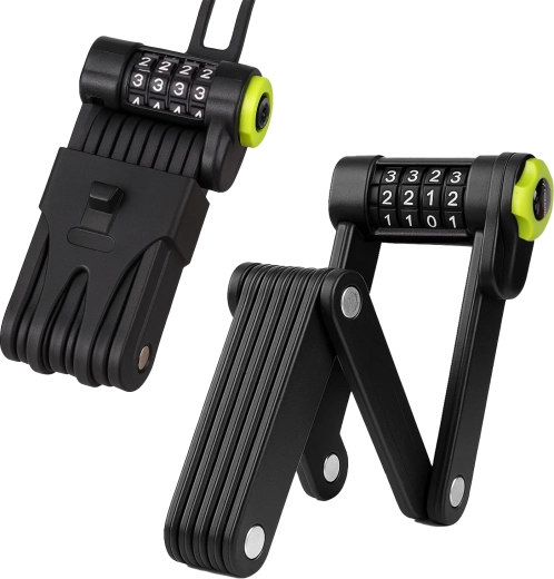 Antivol de vélo pliable à code Trizand