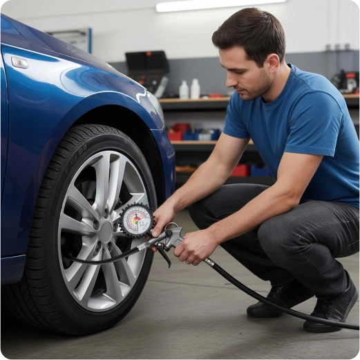 Gonflage précis avec manomètre