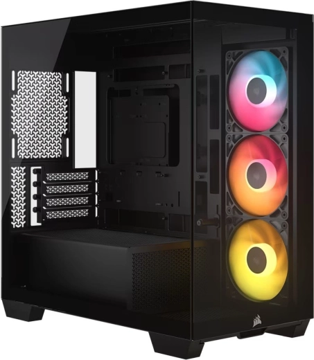 Boîtier PC CORSAIR 2800X RS-R ARGB mATX panoramique noir