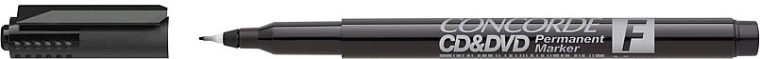 Marqueur permanent CONCORDE pour CD et DVD, noir