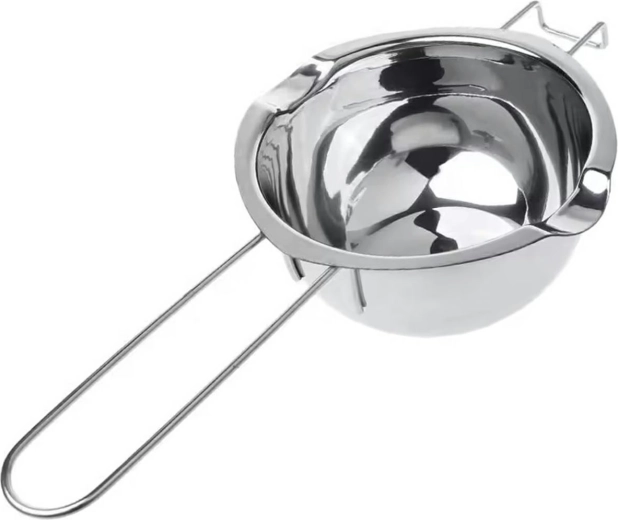 Récipient de fusion pour cire et paraffine 400 ml en acier inoxydable