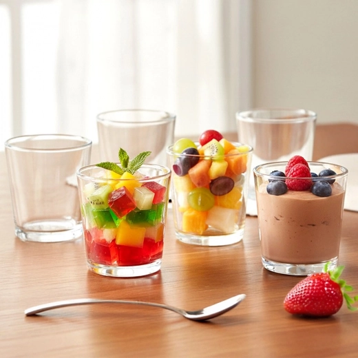 Présentation stylée des desserts et snacks