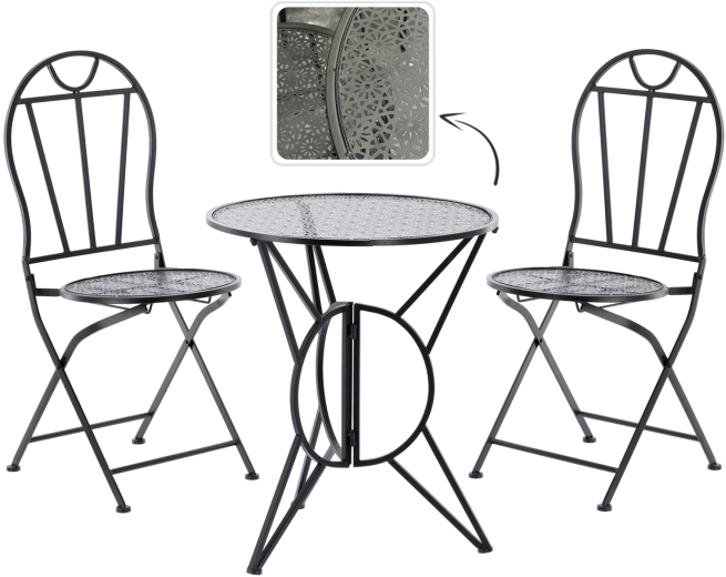 Ensemble bistro complet pour 2 personnes