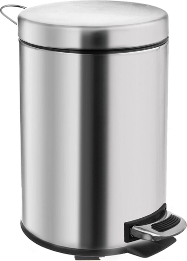 Poubelle en acier inoxydable à pédale 3 l