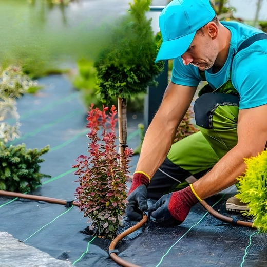 Barrière efficace contre les mauvaises herbes