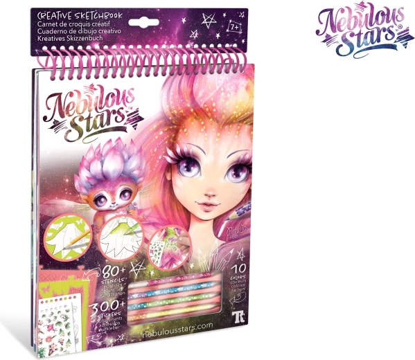 Carnet de croquis créatif Nebulous Stars Petulia