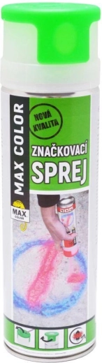 Spray de marquage fluorescent MAX COLOR 500 ml – Vert fluorescent