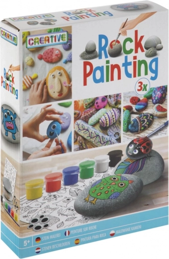 Kit créatif de peinture sur galets avec yeux mobiles