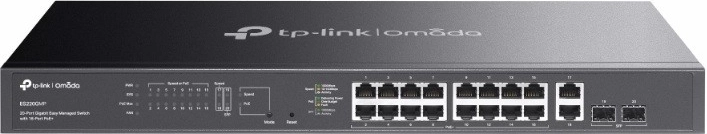 Switch gigabit Omada Easy Managed avec 16 ports PoE+