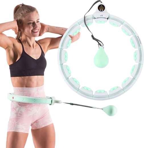 Hula hoop intelligent réglable avec poids et compteur
